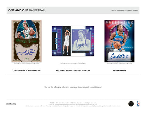 2023/24 Panini One and One Basketball Hobby