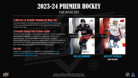 2023/24 Upper Deck Premier Hockey Hobby