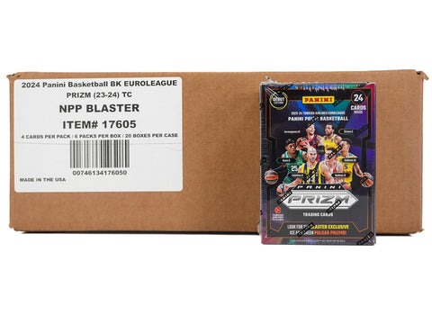 2023/24 Panini Prizm Turkish Airlines EuroLeague Basketball 6-Pack Blaster Box