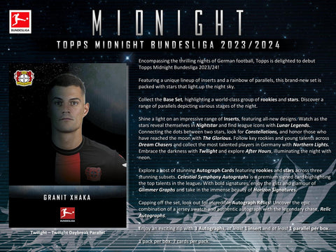 2023/24 Topps Midnight Bundesliga Soccer Hobby