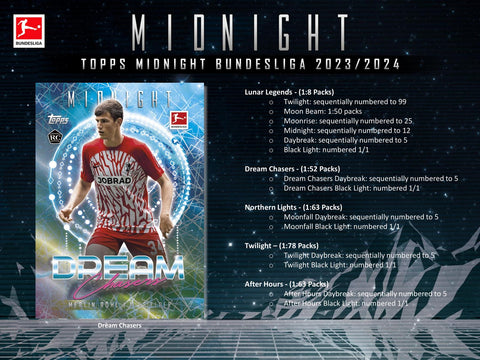 2023/24 Topps Midnight Bundesliga Soccer Hobby