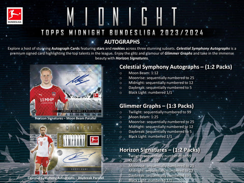 2023/24 Topps Midnight Bundesliga Soccer Hobby