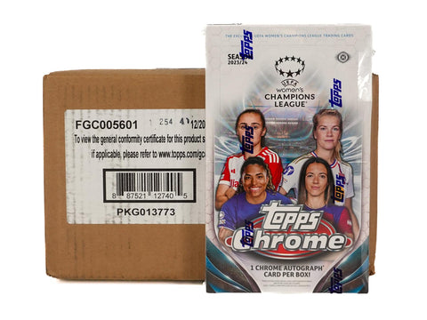 2023/24 Topps Chrome UEFA Women's Champions League Soccer Hobby