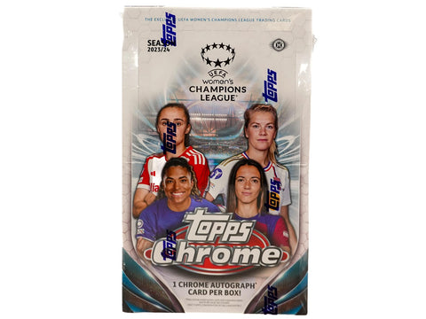 2023/24 Topps Chrome UEFA Women's Champions League Soccer Hobby