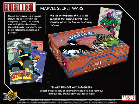 Marvel Allegiance Secret Wars 1984 Trading Cards Hobby (Upper Deck 2024)