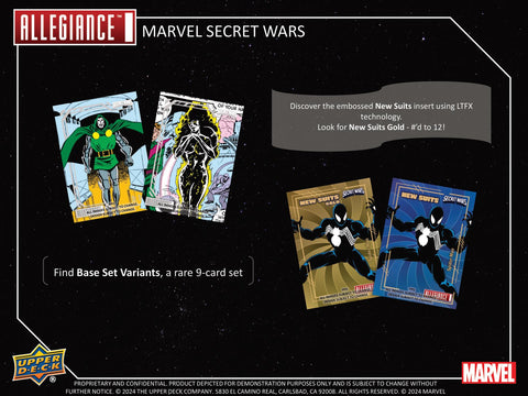 Marvel Allegiance Secret Wars 1984 Trading Cards Hobby (Upper Deck 2024)