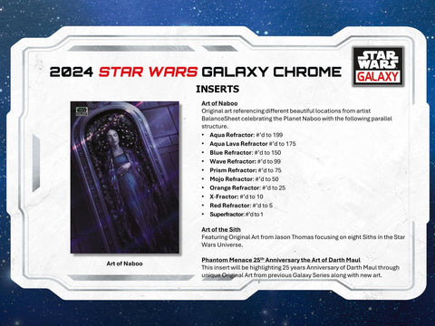 Star Wars Chrome Galaxy Hobby (Topps 2024)