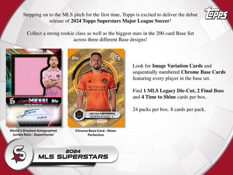 2024 Topps Superstars MLS Major League Soccer Hobby