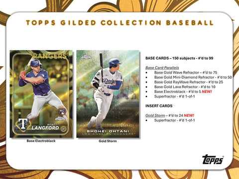 2024 Topps Gilded Collection Baseball Hobby