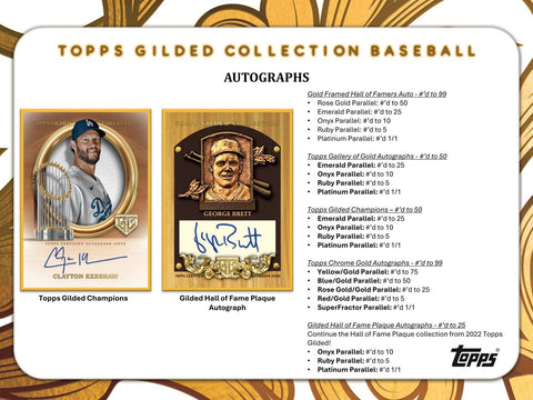 2024 Topps Gilded Collection Baseball Hobby