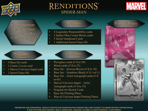 Marvel Renditions Spider-Man Hobby Box (Upper Deck 2024)