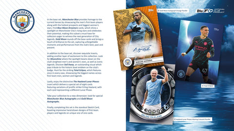 2024/25 Topps Manchester City Blue Moon Soccer Hobby