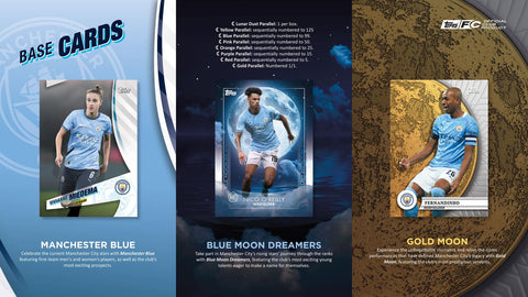 2024/25 Topps Manchester City Blue Moon Soccer Hobby