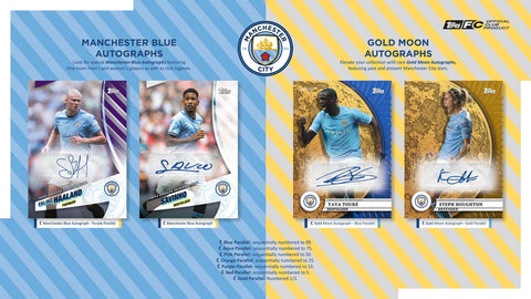 2024/25 Topps Manchester City Blue Moon Soccer Hobby