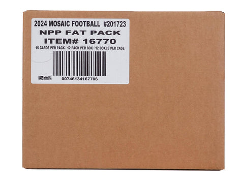 2024 Panini Mosaic Football Jumbo Value 12-Pack