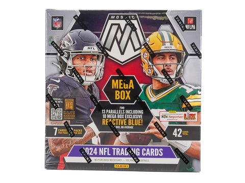 2024 Panini Mosaic Football Mega (Reactive Blue Parallels!)