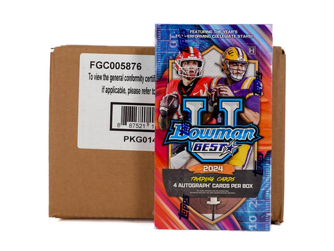 2024 Bowman University Best Football Hobby Box