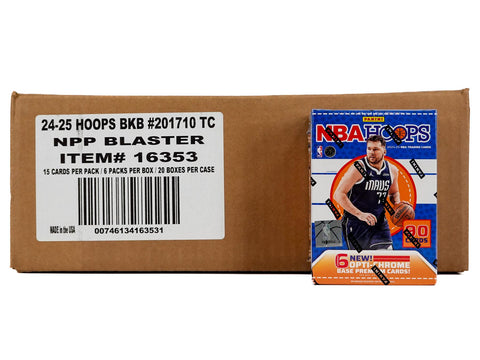 2024/25 Panini Hoops Basketball 6-Pack Blaster