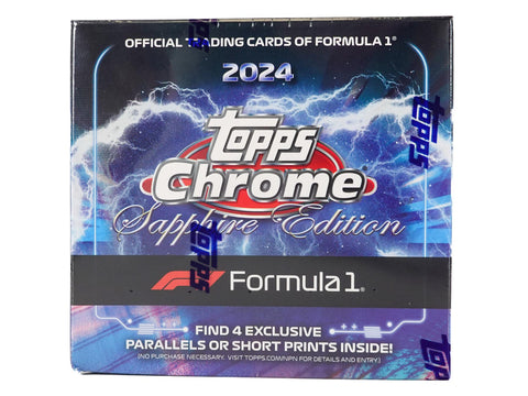 2024 Topps Chrome F1 Formula 1 Sapphire Edition
