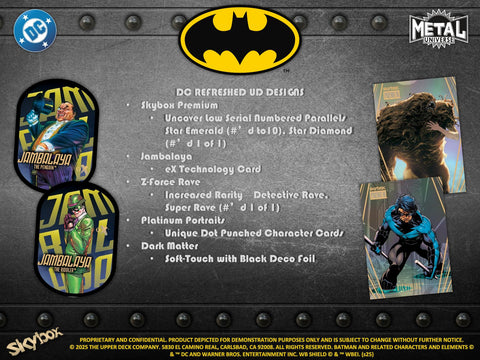 Batman Skybox Metal Universe Hobby (Upper Deck 2025)