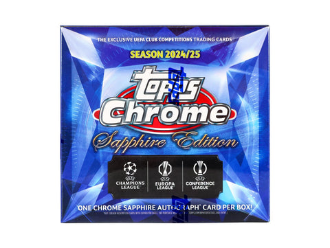 2024/25 Topps Chrome UEFA Club Competitions Sapphire Edition Soccer