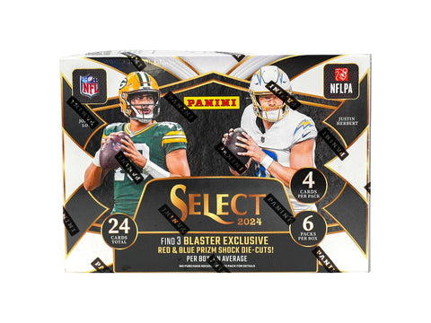 2024 Panini Select Football 6-Pack Blaster (Red & Blue Prizms!)