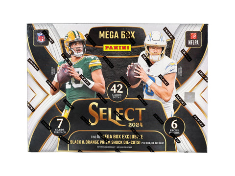 2024 Panini Select Football Hobby Mega (Black & Orange Prizms!)