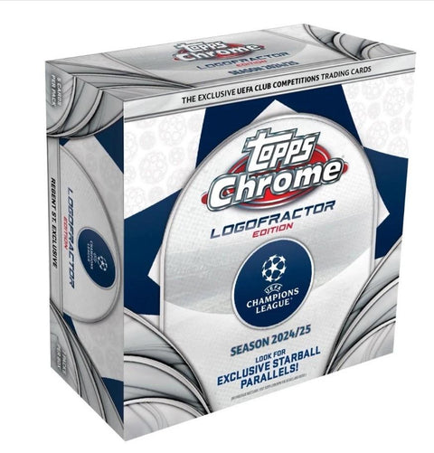 2024/25 Topps Chrome Logofractor UEFA Club Competitions Soccer (London Store Exclusive)
