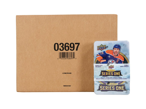 2025/26 Upper Deck Series 1 Hockey Tin (Box) Case (12 Ct.)