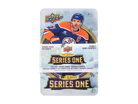 2025/26 Upper Deck Series 1 Hockey Tin (Box) Case (12 Ct.)