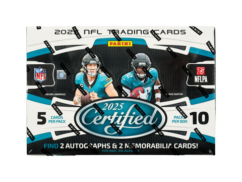 2025 Panini Certified Football Hobby