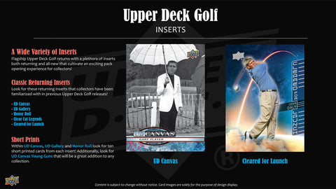 2026 Upper Deck Golf Hobby