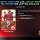 2024/25 Topps Chrome Manchester United Deluxe Edition Soccer Hobby