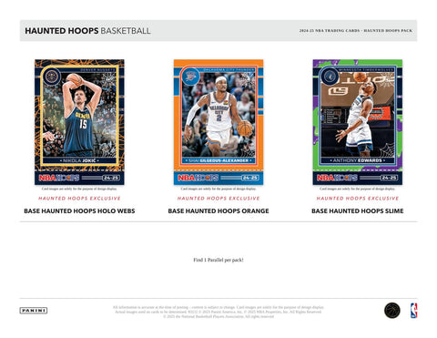 2024/25 Panini Haunted Hoops Halloween Basketball 40-Pack