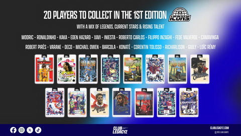 2025 Club Legacyz Icons Soccer First Edition Hobby