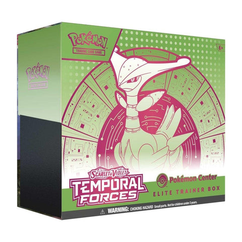 Pokemon Scarlet & Violet: Temporal Forces Pokemon Center Elite Trainer Box (Iron Leaves)