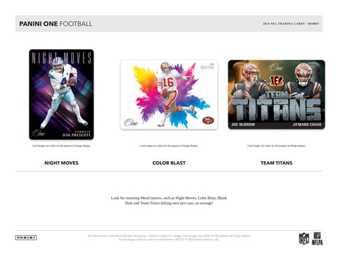 2024 Panini One Football Hobby