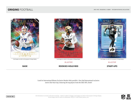 2025 Panini Origins Football International 6-Pack Blaster