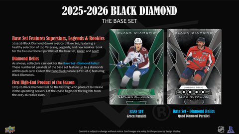 2025/26 Upper Deck Black Diamond Hockey Hobby