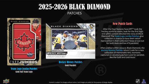 2025/26 Upper Deck Black Diamond Hockey Hobby
