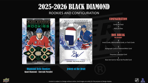 2025/26 Upper Deck Black Diamond Hockey Hobby
