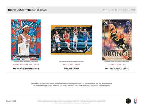 2024/25 Panini Donruss Optic Basketball 6-Pack Hobby Blaster