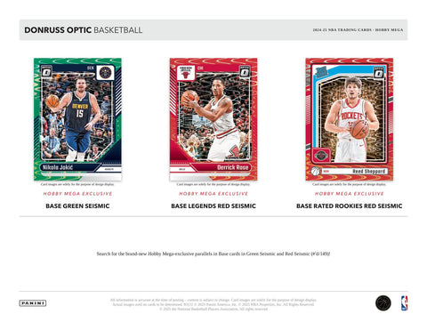 2024/25 Panini Donruss Optic Basketball Hobby Mega