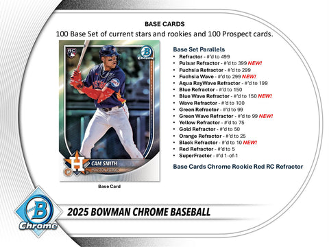 2025 Bowman Chrome Baseball Hobby