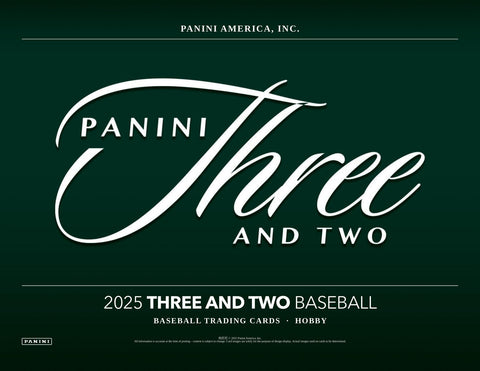 2025 Panini Three and Two Baseball Hobby