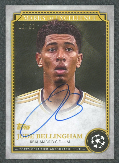 2024 Topps Finest Jude Bellingham Marks of Excellence /50