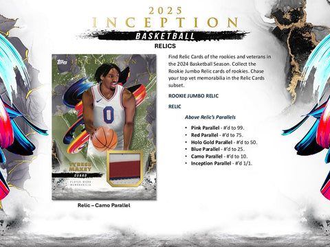 2024/25 Topps Inception Basketball Hobby