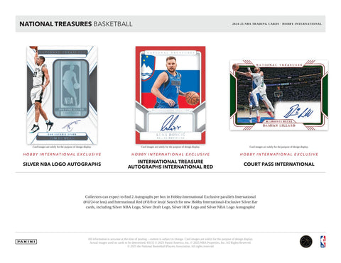 2024/25 Panini National Treasures Basketball International Hobby