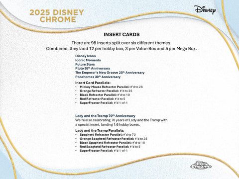 Disney Chrome Hobby (Topps 2025)