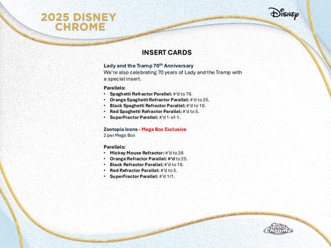 Disney Chrome Mega (Topps 2025)